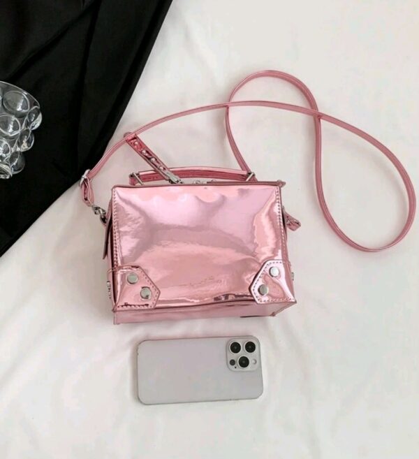 All the Rave Metallic Crossbody (Pink) - Image 3