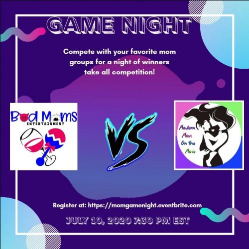 Modern Mom on the Move VS. Bad Moms Entertainment Game Night